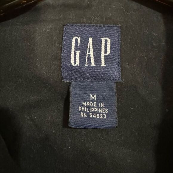 GAP Vintage ‘03 Y2K Black Essential Peacoat M - Picture 2 of 6